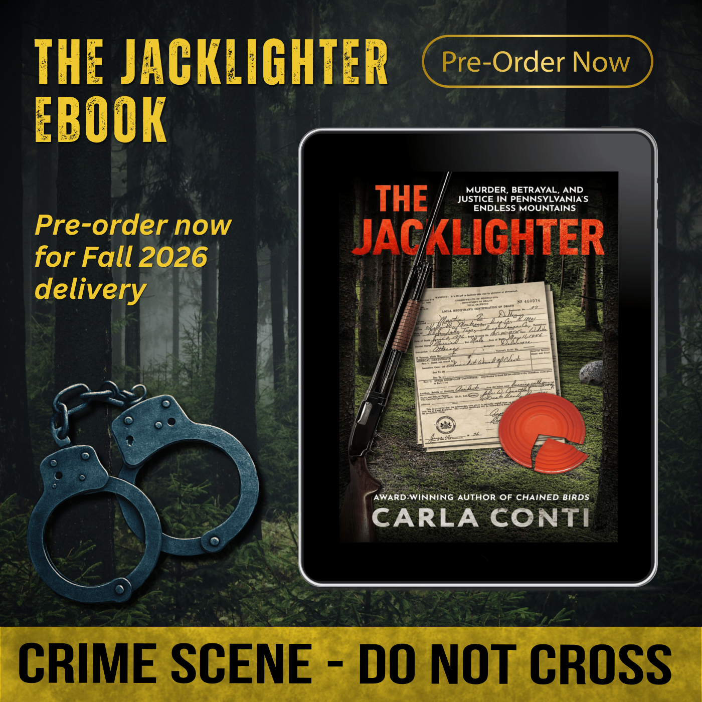 The Jacklighter eBook Pre-Order · Carla Conti True Crime
